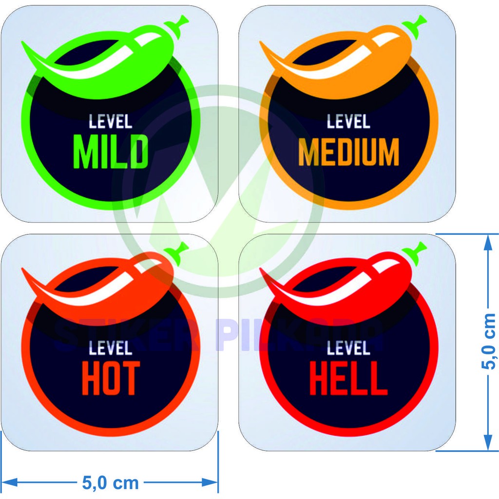 

STIKER CROMO LEVEL PEDAS (DIJUAL SATUAN)