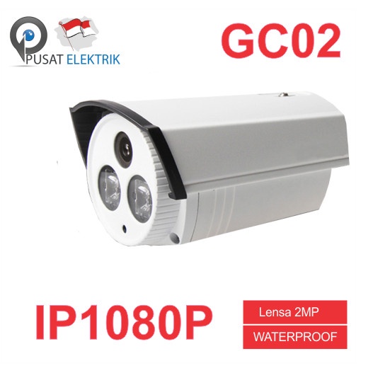 CCTV OUTDOOR 1080P/2MP 2 MATA IFRARED GC02 CCTV MURAH CCTV ANALOG GARANSI 1 TAHUN GAMBAR JERNIH PEMA