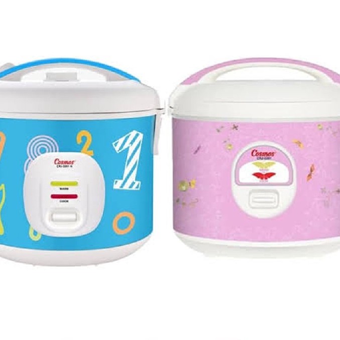 Rice cooker cosmos CRJ - 3301 - N dan 3301 Pink dan Biru ukuran 1.8LITER 3in1 5.0