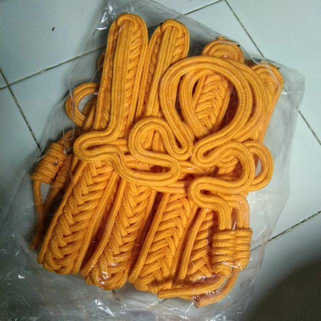 Tali kur komando-tali kur pramuka kuning