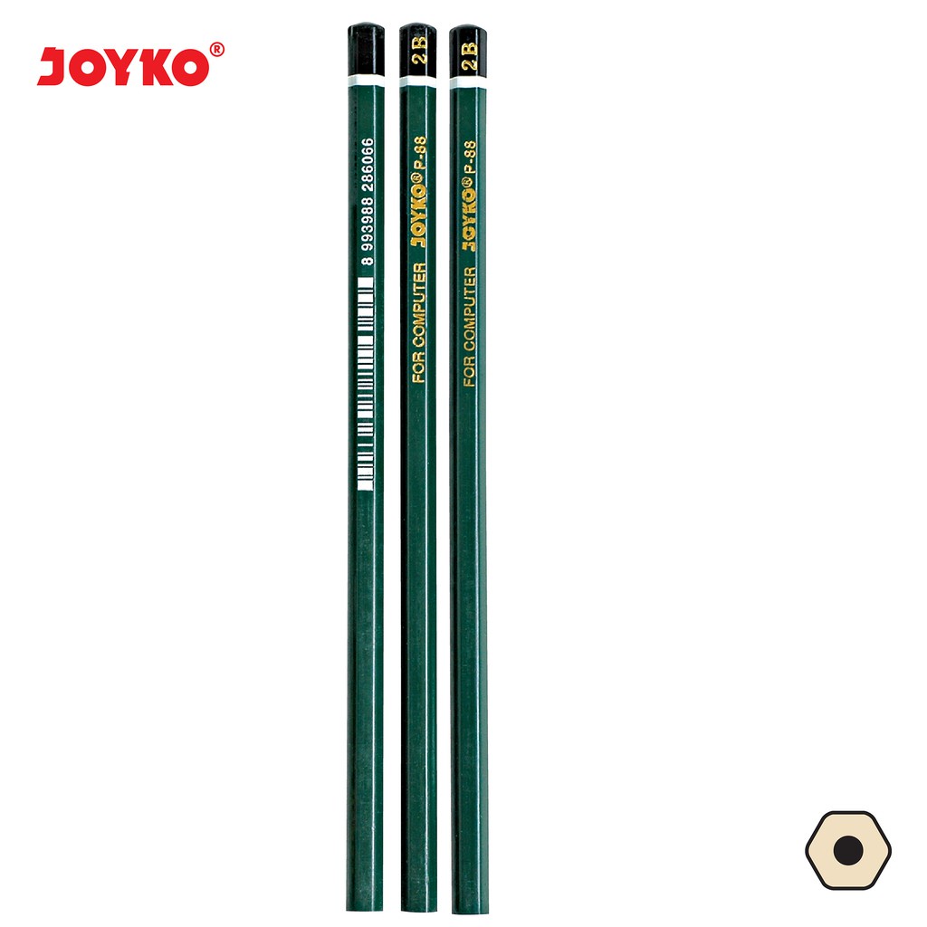 Pensil Joyko 2B Alat Tulis Sekolah 1 pcs