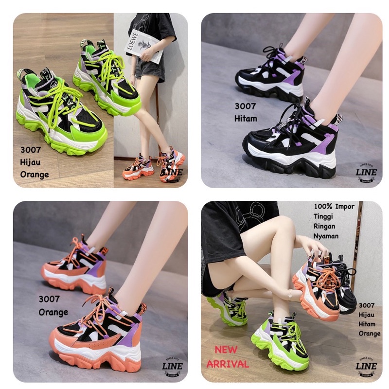 SEPATU WEDGES KOREA 3007