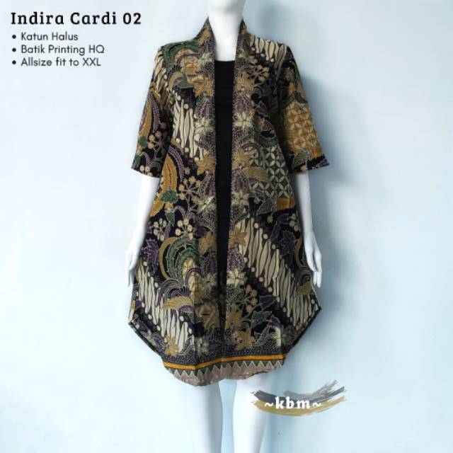 Indira cardi ori katun batik solo