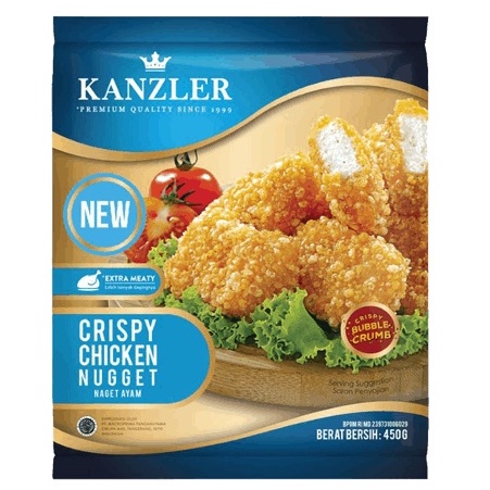 Kanzler Crispy Chicken Nugget 450gr / Nuget Ayam Kanzler