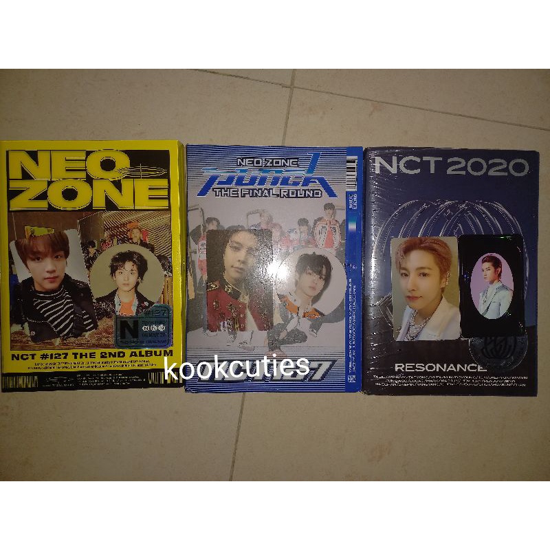 Album NCT unsealed NEO ZONE vers.N (Haechan set), PUNCH (PC Johnny, CC Jungwoo), NCT 2020 RESONANCE 