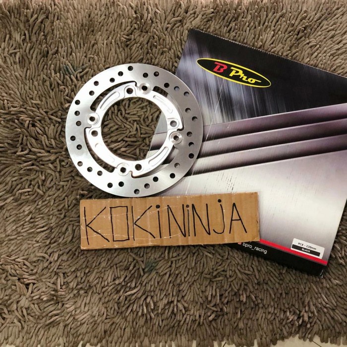 piringan bpro pcx 220mm original floating honda lobang 4 disk silver