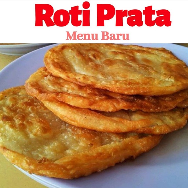 

Roti Prata khas India, bisa plain, susu, keju, coklat,chocomaltine