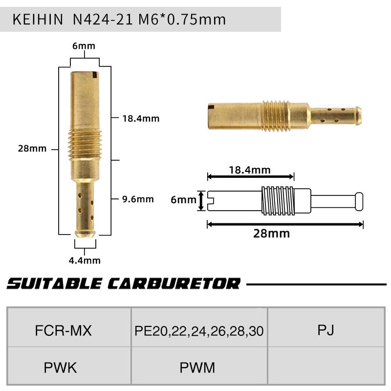 Set 20pcs Mainjet Pilot Jet - Main jet PWK PE PWL KLX D-Tracker NINJA Tiger Megapro NSR Harga Bijian-2