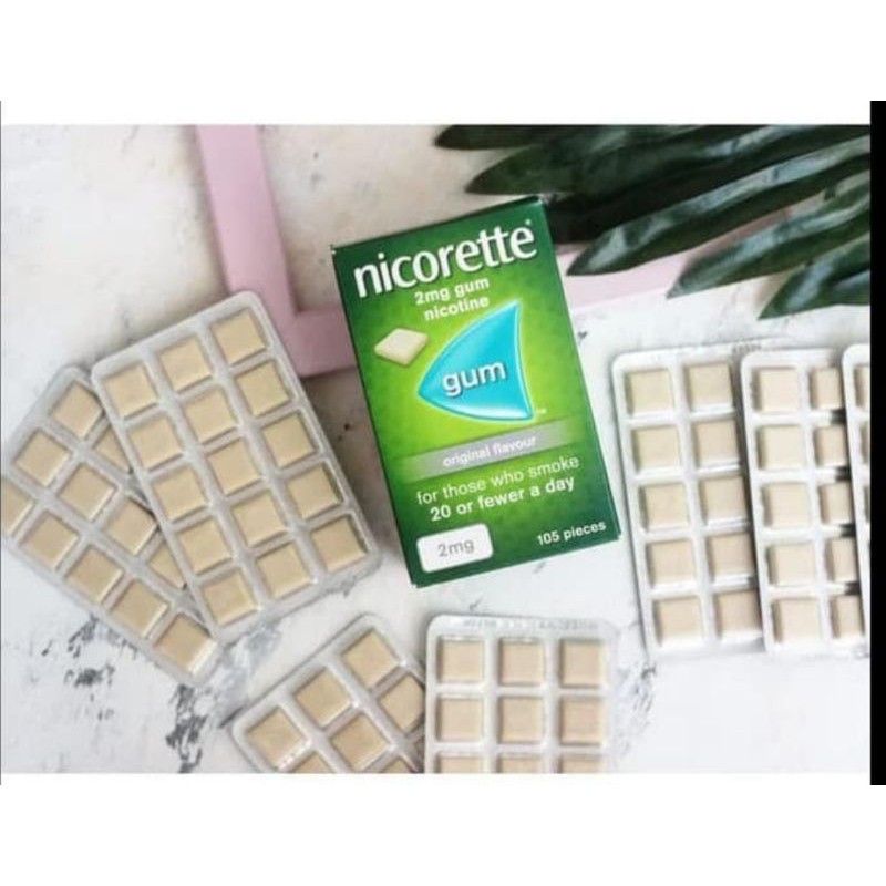 

Berhenti Merokok Dgn Permen Karet Nicorette Gum Isi 15 Pc Per Strip