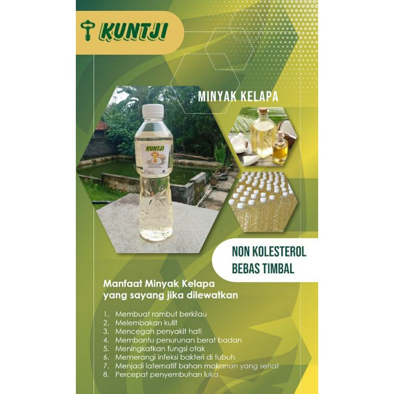 

Minyak Kelapa / Kletik Asli Premium KUNTJI 500 ml
