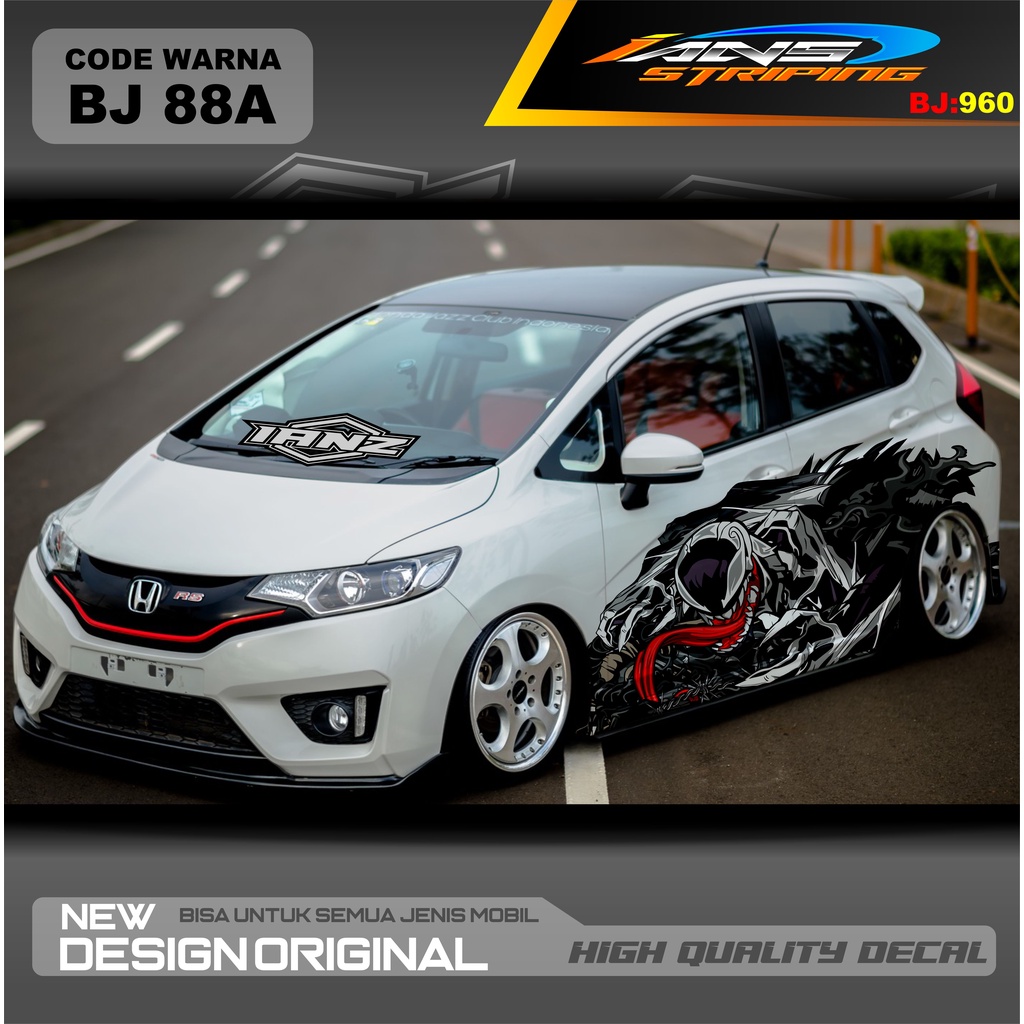 STICKER DECAL MOBIL JAZZ BRIO SWIFT / STIKER MOBIL / DECAL STICKER MOBIL / STIKER YARIS AYLA