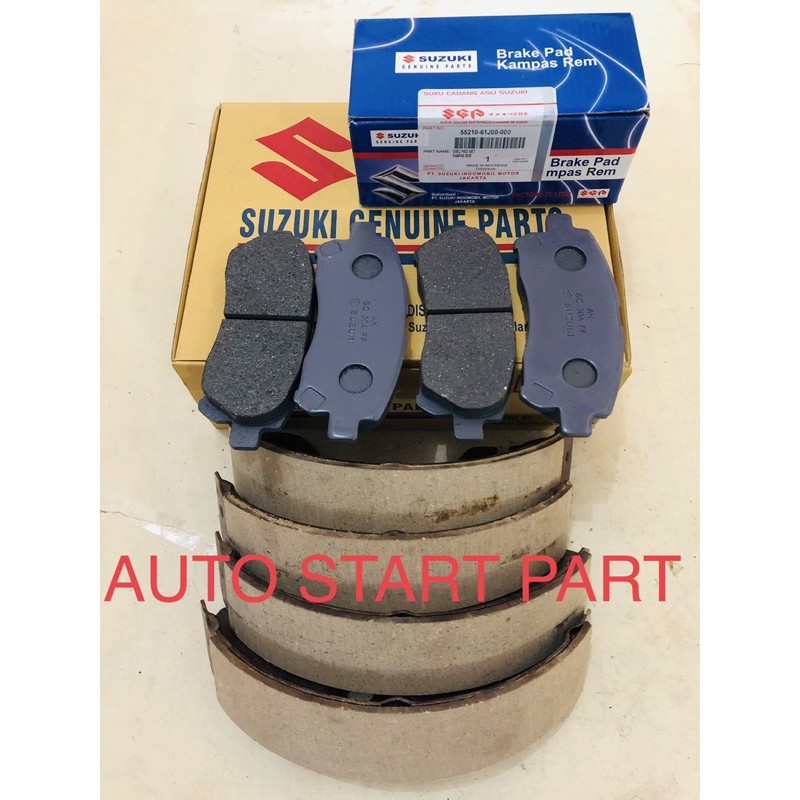 (PAKET IRIT) KAMPAS REM DEPAN BELAKANG SUZUKI APV. SGP