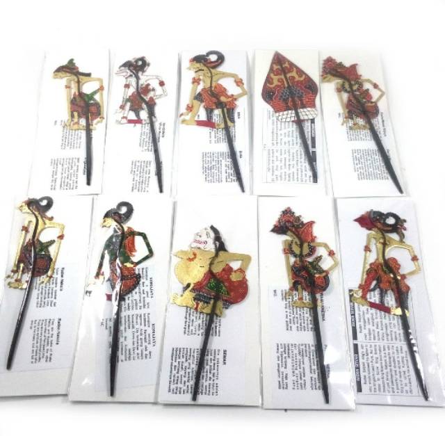 (BISA COD) SOUVENIR MINIATUR WAYANG KULIT MINI SUNDUK RAMA SHINTA GATOKACA OLEH OLEH EKSPORT