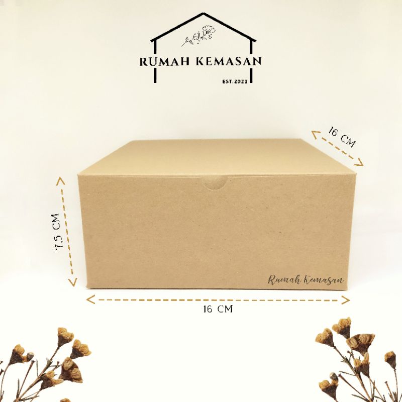 

Box Kraft 16x16x7,5