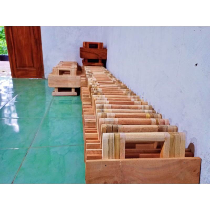 Rehal kayu rekal kayu meja lipat