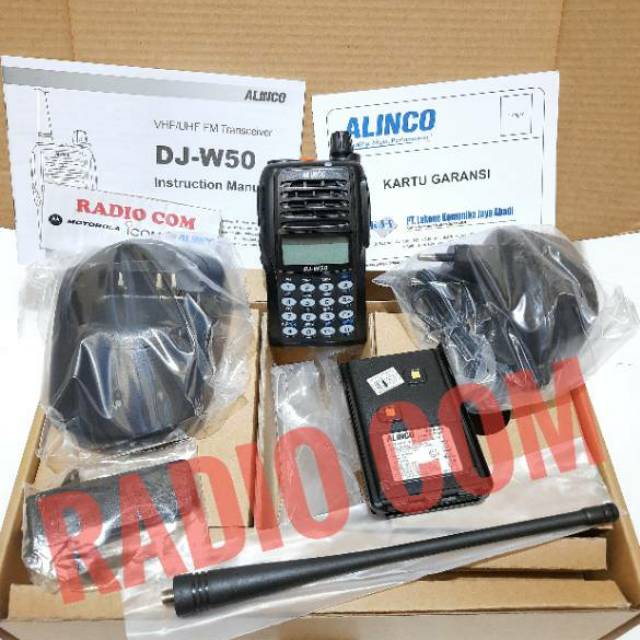 HT ALINCO DJ W50 DUALBAND / HT ALINCO DJ-W50 DUALBAND GANTI NYA ALINCO DJ W500 DUALBAND ORIGINAL