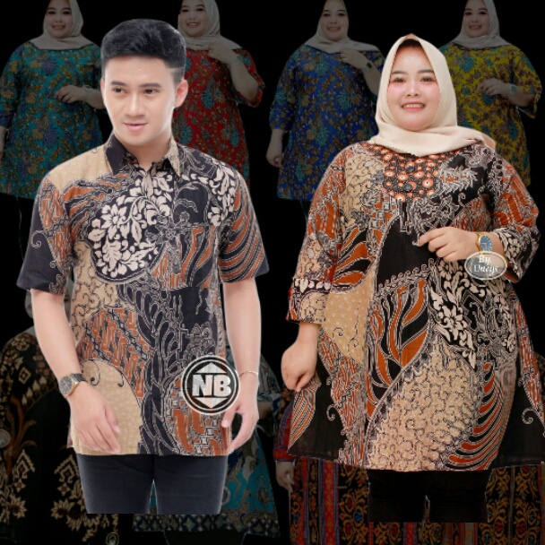 ATASAN WANITA BAJU TUNIK BATIK JUMBO SIZE XXXXL LD140CM LD 140 TUNIK JUMBO LD 140 TUNIK JUMBO KEKINI