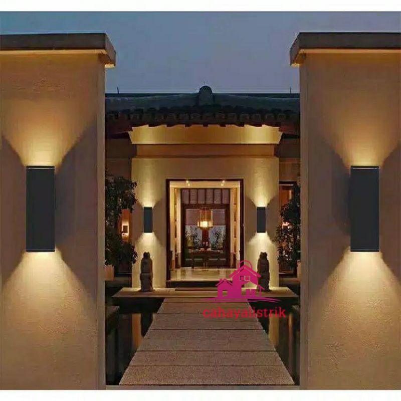 Lampu Dinding Pilar Outdoor Besar Wall Lamp Minimalis/lampu dingding/wall light