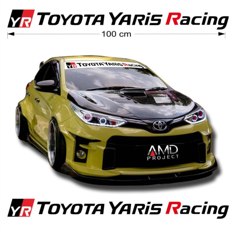 Stiker Kaca Mobil | Stiker Kaca Mobil Depan | Sticker Kaca Mobil | Mobil Yaris | Toyota Yaris