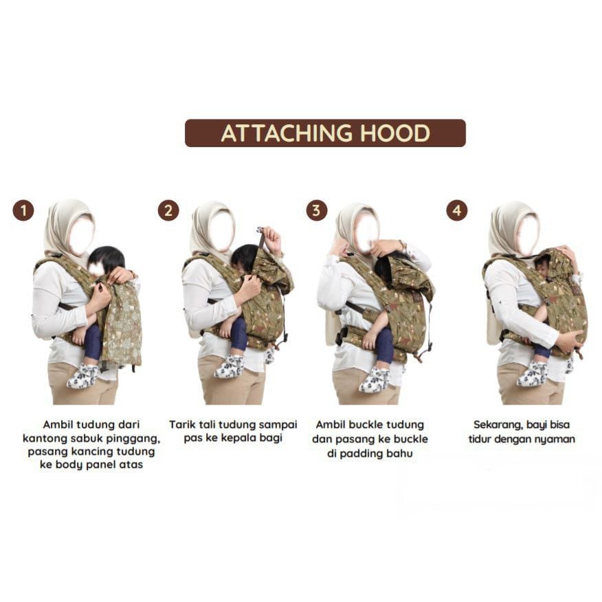 Gendongan Bayi Newborn Cuddleme Levana 4 Posisi Gendong M Shape SNI Praktis - Gendongan SSC Levana