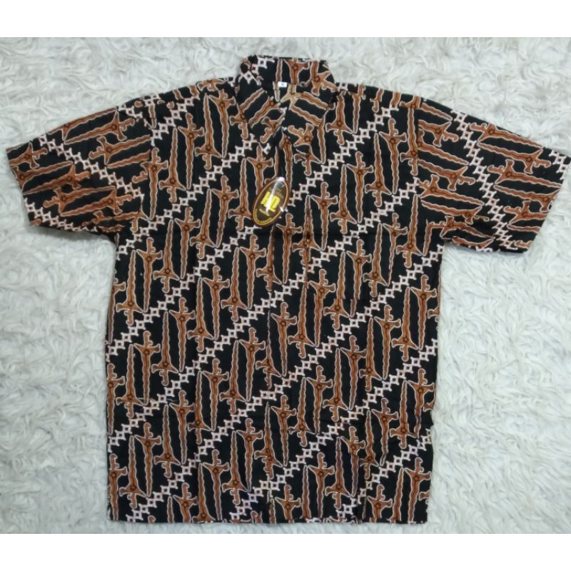 baju batik pria lengan pendek terbaru