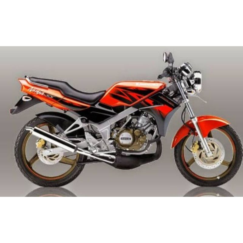 striping ninja ss orange stiker ninja ss orange decal ninja ss orange original