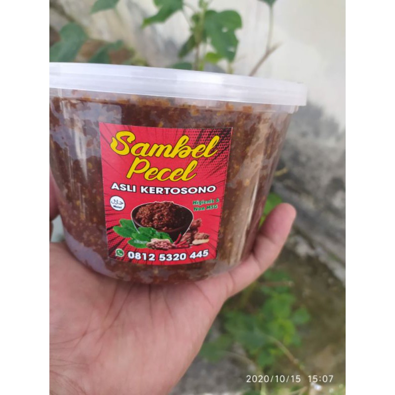 

Sambel Pecel Kertosono 500 Gr