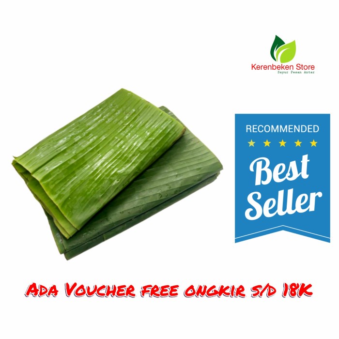 

daun pisang per ikat