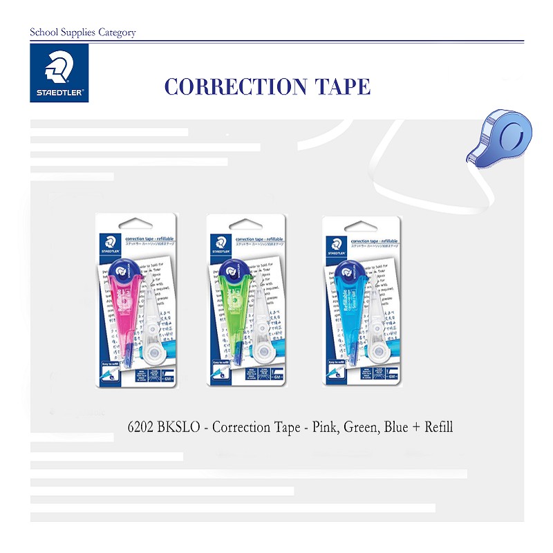 

Asaba Bandung - Staedtler Correction Tape Free Blister Card