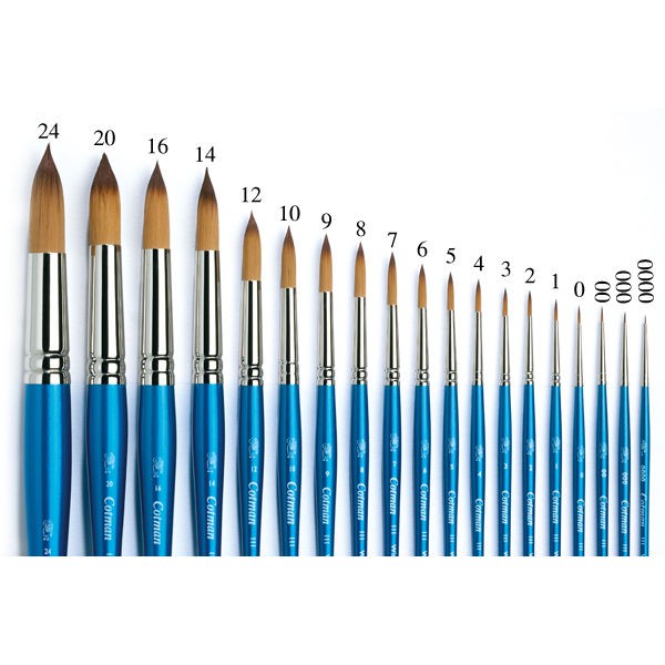 COTMAN BRUSH - SERIES 111 ROUND size 24