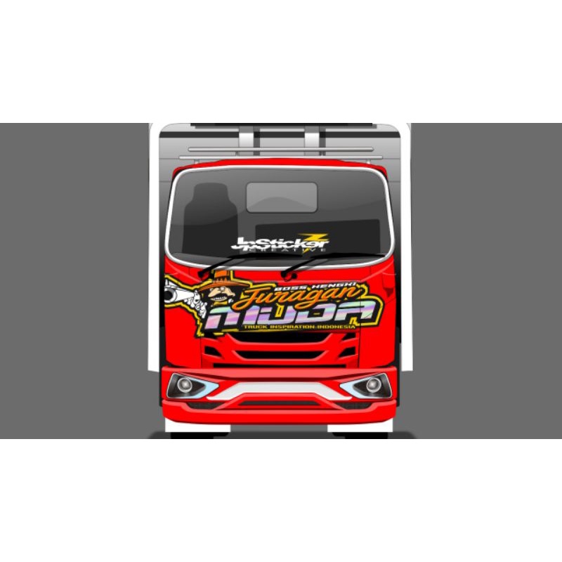 CUTTING STICKER MOBIL TRUCK