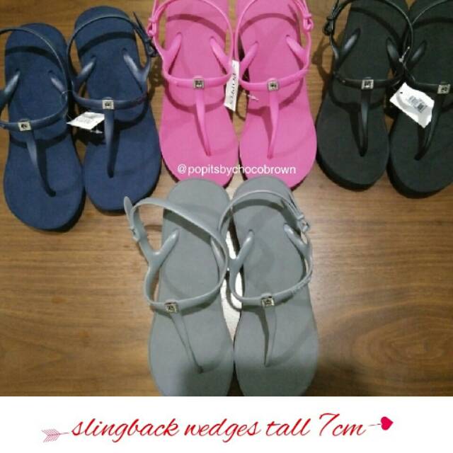 Popits slingback wedges 7cm