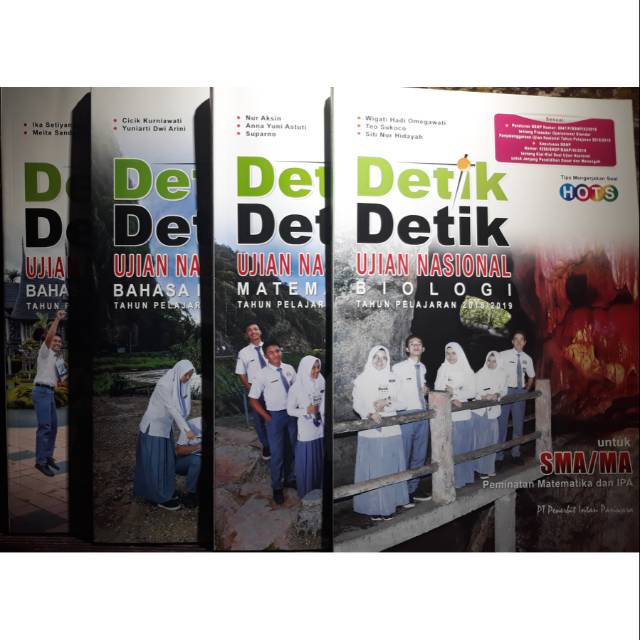 Paket detik detik UNBK SMA IPA-Biologi (4 mapel) 2019. Non hvs.