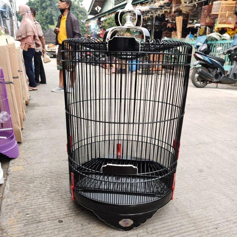 Kandang Murai Lis Akrilik Ebod Jaya Hitam