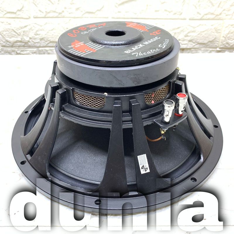 Speaker Component Cobra CB 1290 AL Woofer 12 inch Black Magic