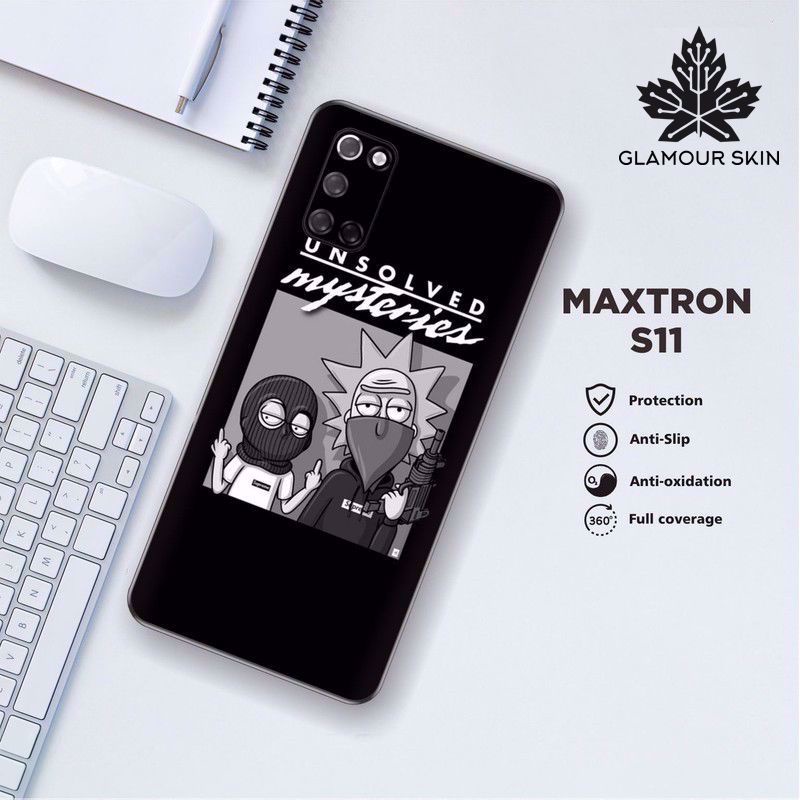 *(Dapat2PCS)* MAXTRON S11 Garskin Case/Stiker Protector Motif WHITE