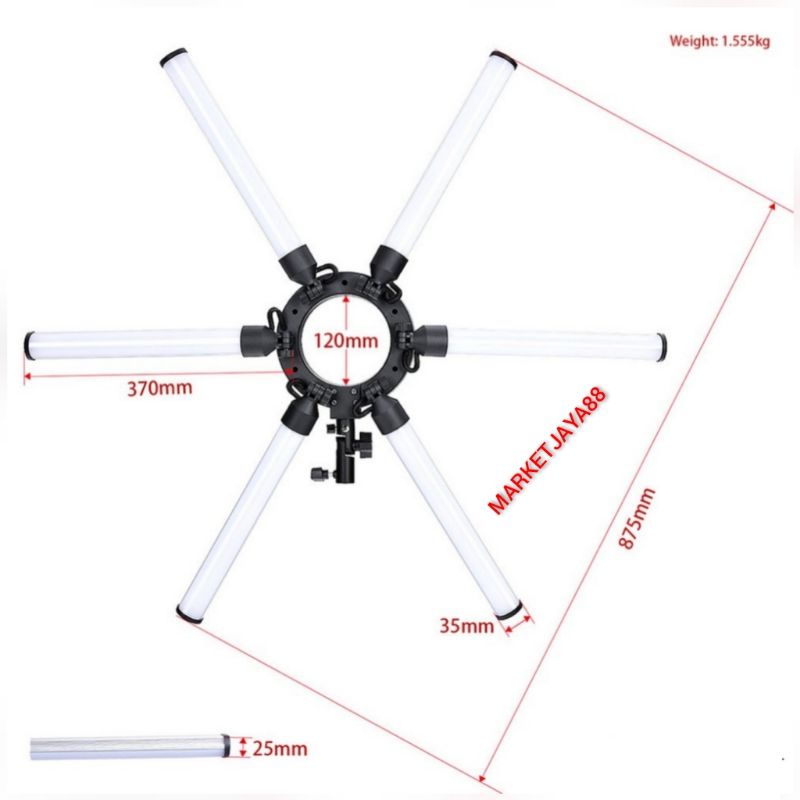 READY STARLIGHT DIMMABLE LED COMPLETE SET BIG 120watt