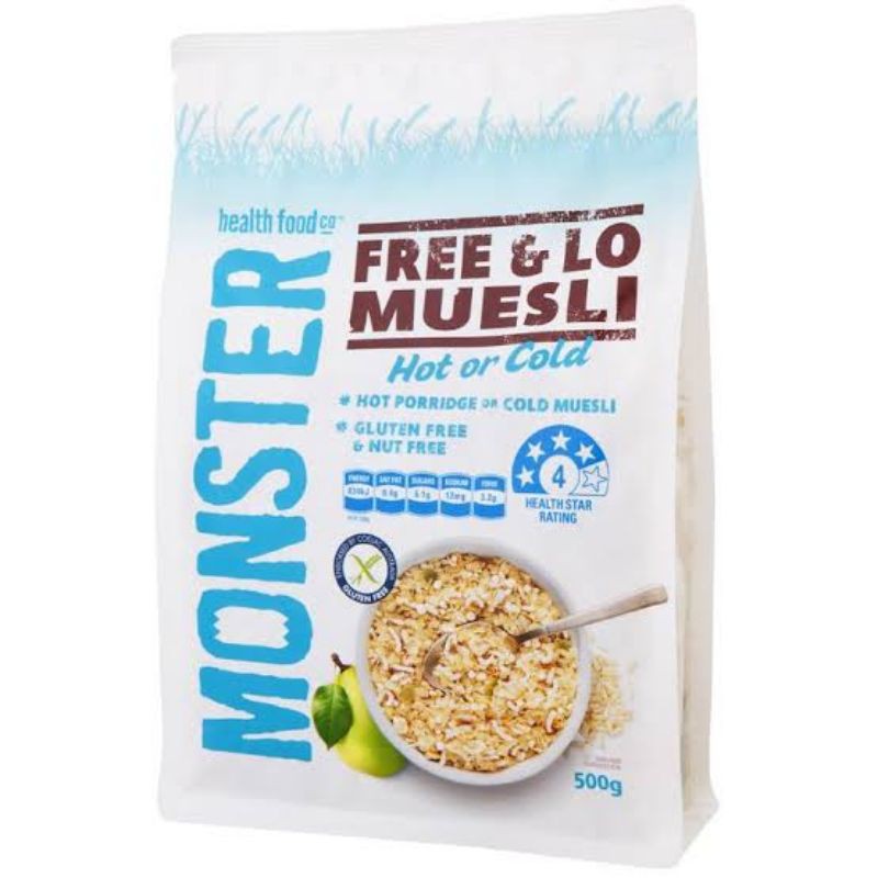 

MONSTER FREE & LO MUESLI HOT OR COLD 700GR