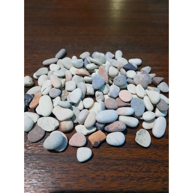 Batu hias pancawarna kecil 1kg, batu alam, batu aquarium