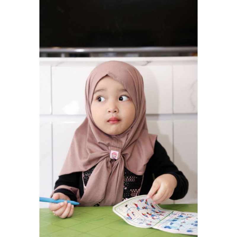 Jilbab anak shiena almahyra pashmina instan