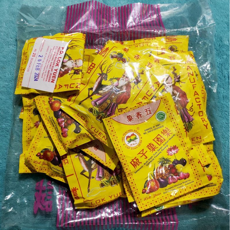 

Manisan jadul LOK YUEN cap buah Dewa
