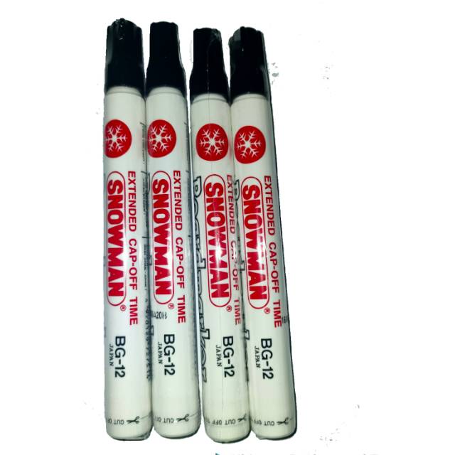 Spidol snowman boardmarker BG-12 hitam