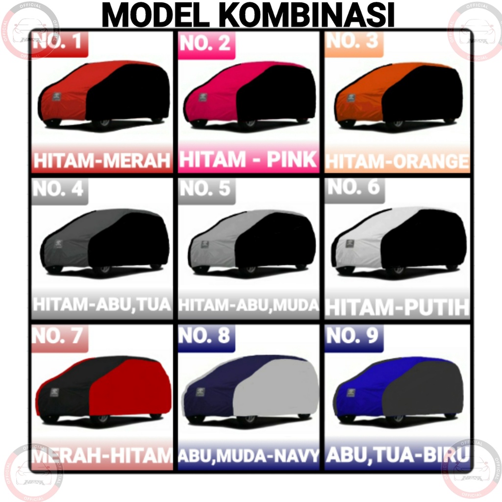 Cover Mobil Avanza Xenia Ertiga Xpander Mobilio Calya Sigra Brv Hrv Rush Terios All LIvina S,Cross Juke Outlander Vitara Eskudo Kijang Confero Esspas Carry Pic,up Taft gt fanther Luxio Grandmax Apv  dll-4