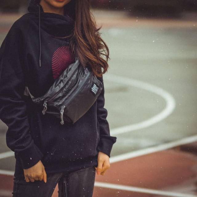 Poly Nilon tas pingang kecil simple pria wanita (bekas)