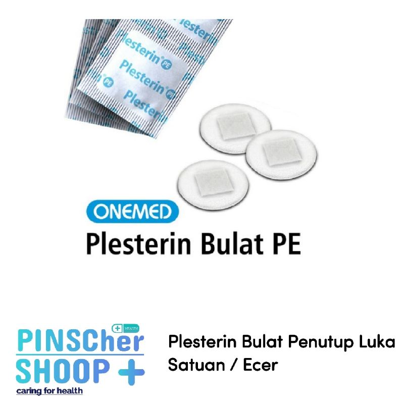 Plester Bulat Transparan Plesterin / Eceran