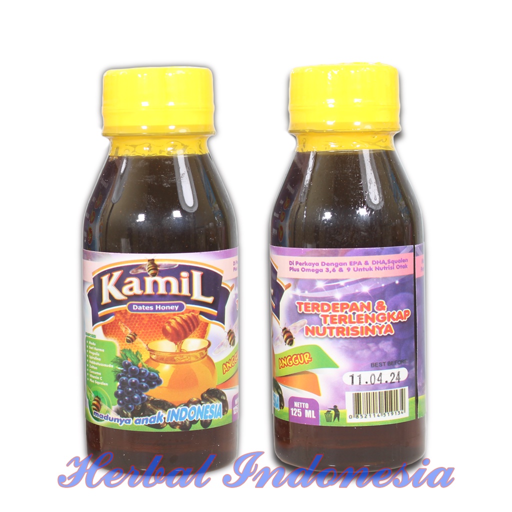 Madu Anak KAMIL Rasa Anggur 125ml - Madunya Anak Indonesia - Nafsu Makan