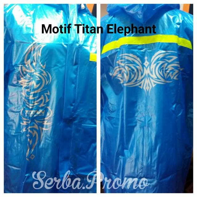 Jas Hujan Jaket Celana Tribal / Titan - Jas hujan jaket celana bahan semi karet