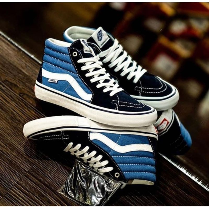 Vans SK8 High PRO Navy White
