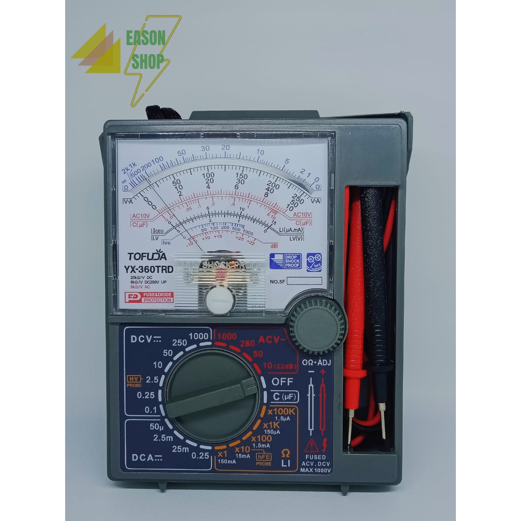 Multimeter TOFUDA Model HELES YX 360 TRD Multitester Avometer Analog