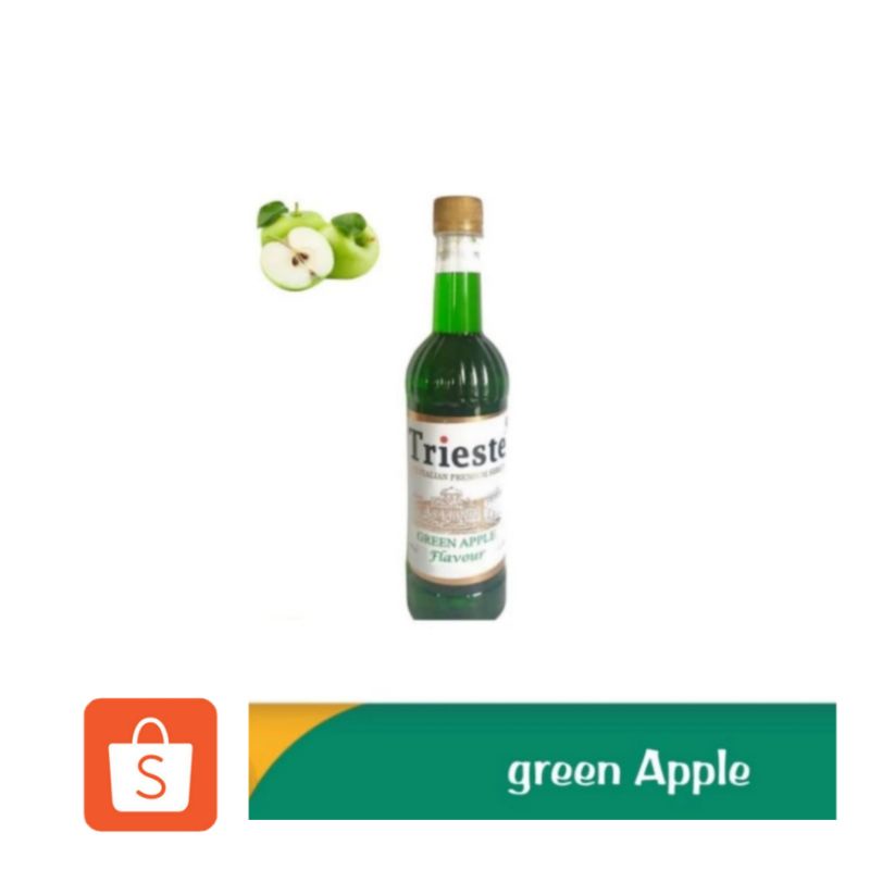 

Trieste syrup green apple 650ml